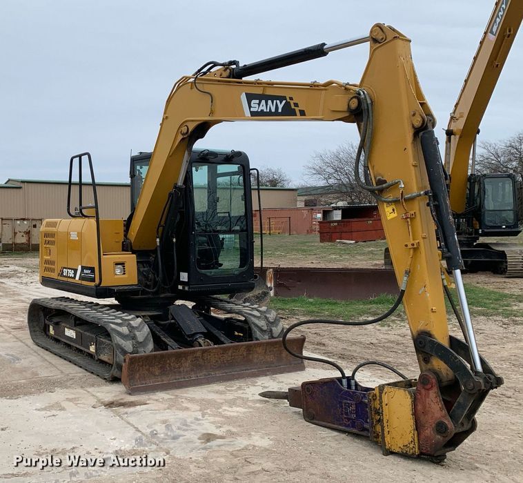 image for item KX9896 2016 Sany SY75C mini excavator