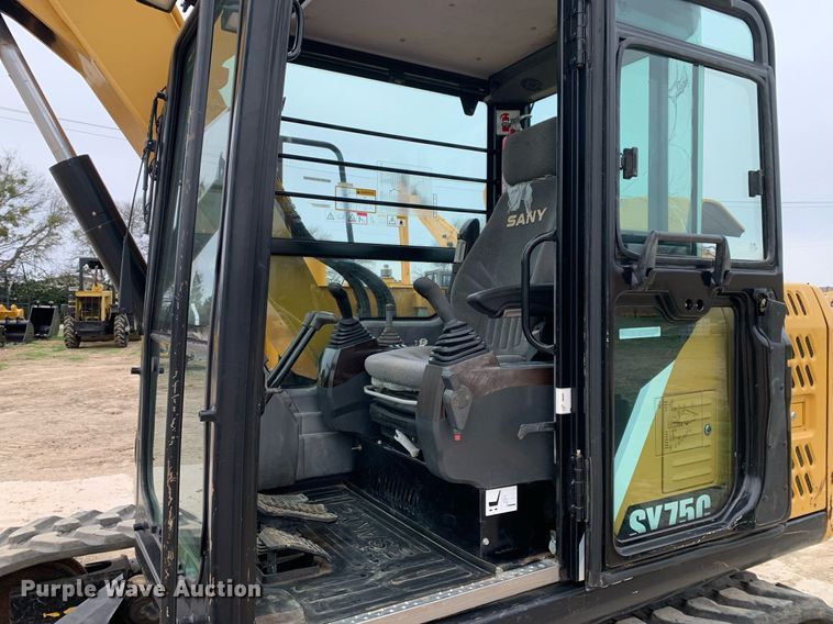 image for item KX9896 2016 Sany SY75C mini excavator