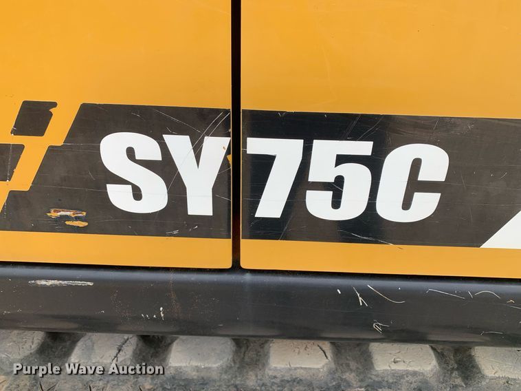 image for item KX9896 2016 Sany SY75C mini excavator
