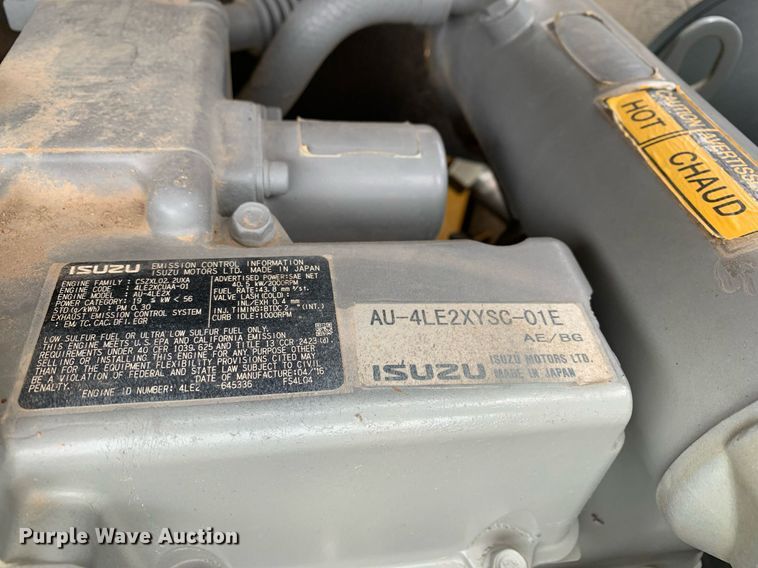 image for item KX9896 2016 Sany SY75C mini excavator