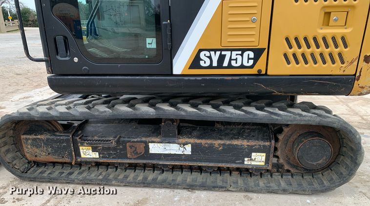 image for item KX9896 2016 Sany SY75C mini excavator