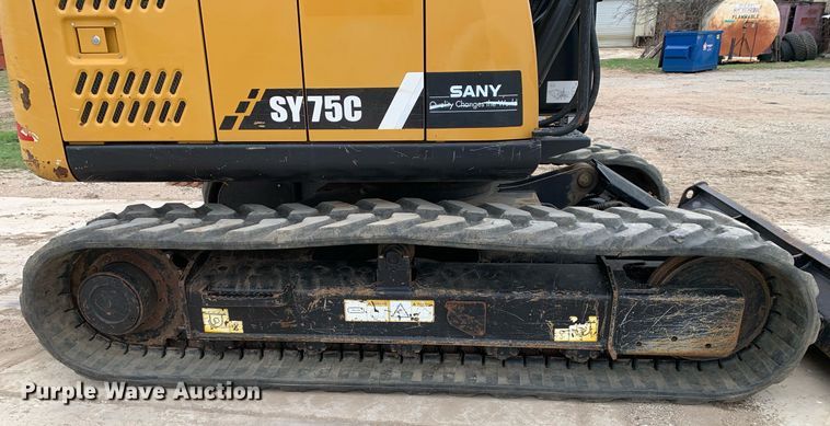 image for item KX9896 2016 Sany SY75C mini excavator