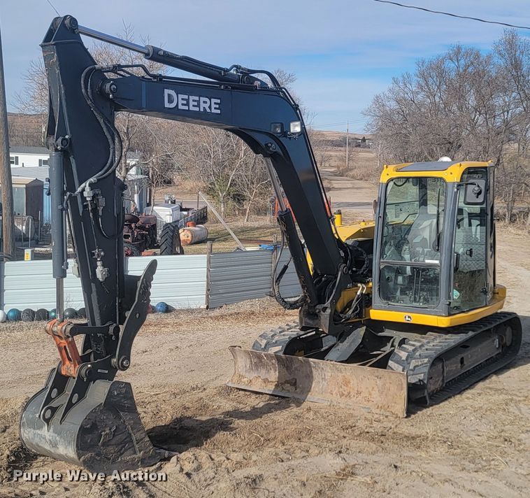 image for item LA9734 2014 John Deere  85G mini excavator