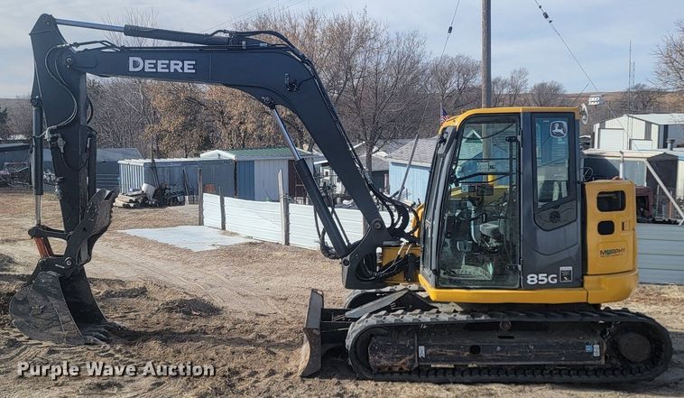 image for item LA9734 2014 John Deere  85G mini excavator