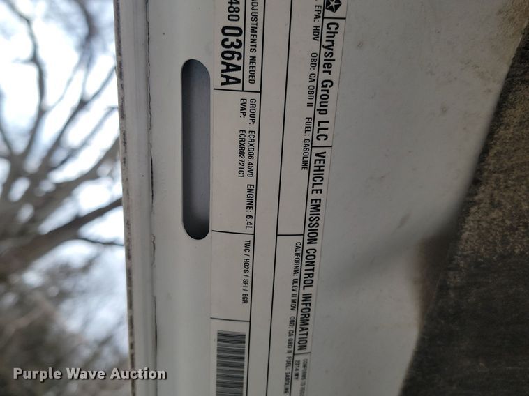 image for item LA9753 2014 Dodge Ram 2500 pickup truck