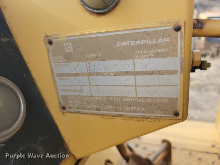 image for item LA9760 1984 Caterpillar  D6D dozer