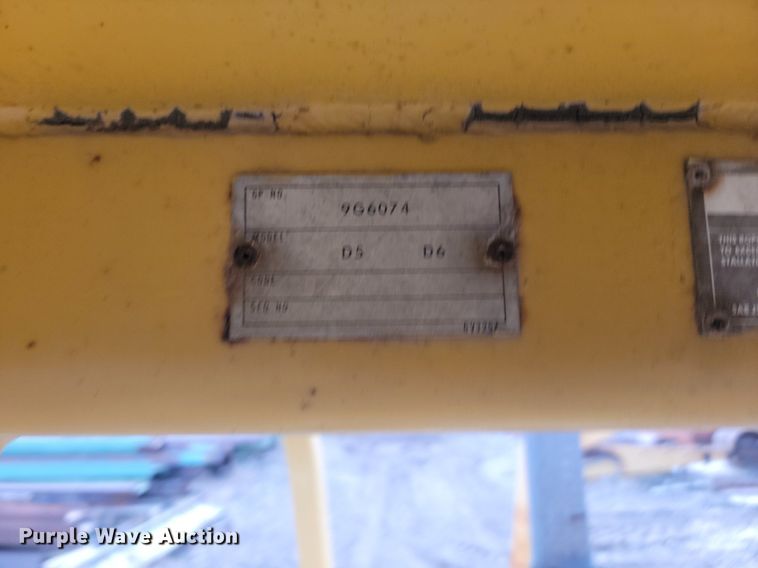 image for item LA9760 1984 Caterpillar  D6D dozer