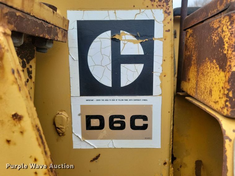 image for item LA9761 1973 Caterpillar  D6C dozer