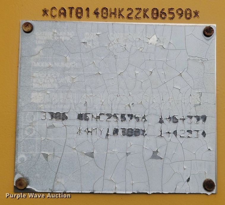 image for item LA9762 2001 Caterpillar  140H VHP motor grader