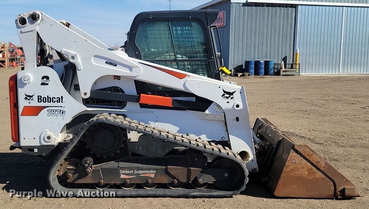 image for item LA9771 2018 Bobcat T870 tracked skid steer loader