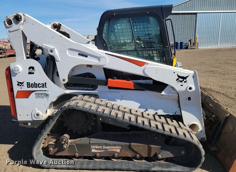 image for item LA9771 2018 Bobcat T870 tracked skid steer loader