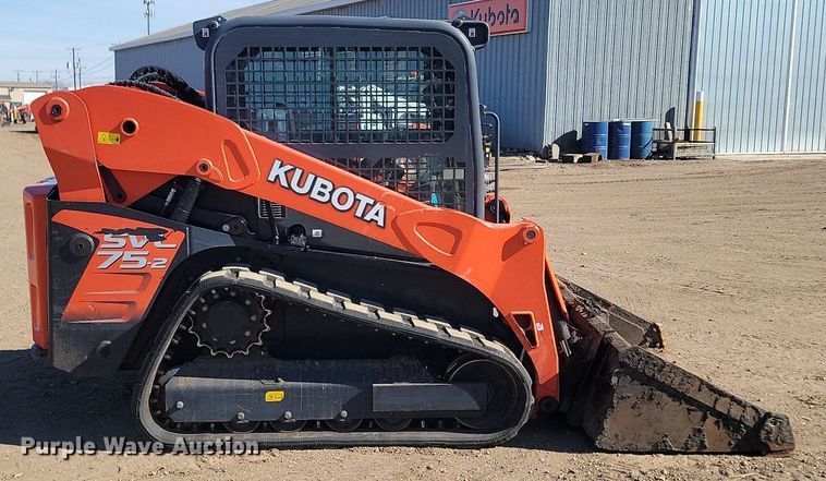 image for item LA9773 2020 Kubota  SVL75-2 tracked skid steer loader