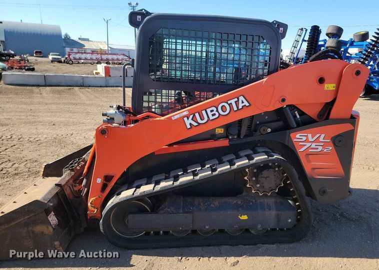 image for item LA9773 2020 Kubota  SVL75-2 tracked skid steer loader