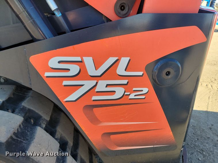 image for item LA9773 2020 Kubota  SVL75-2 tracked skid steer loader