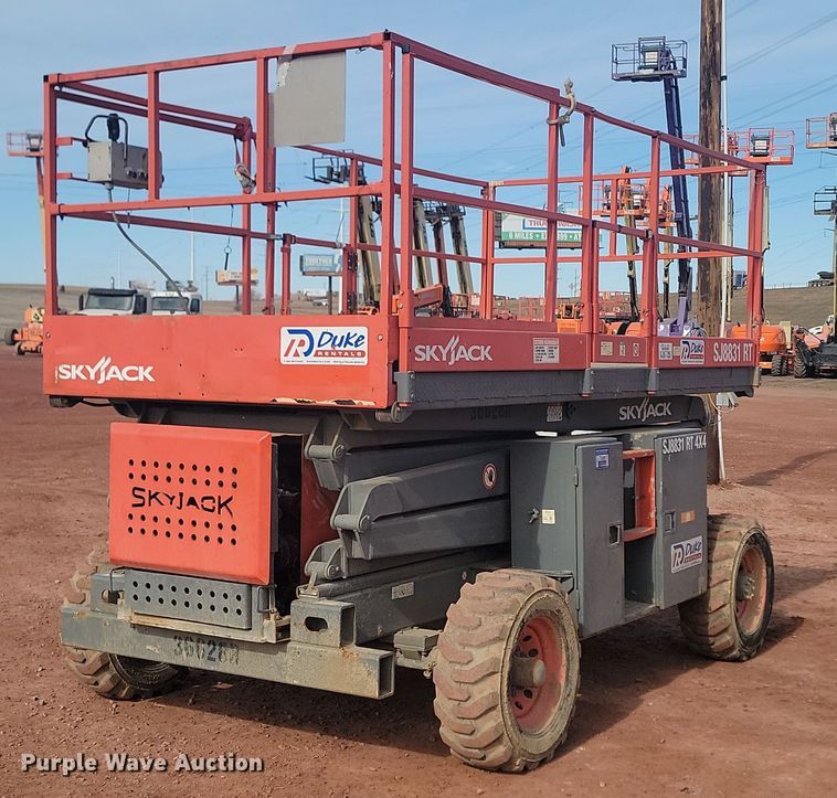 image for item LA9775 2002 Skyjack SJ-8831 scissor lift