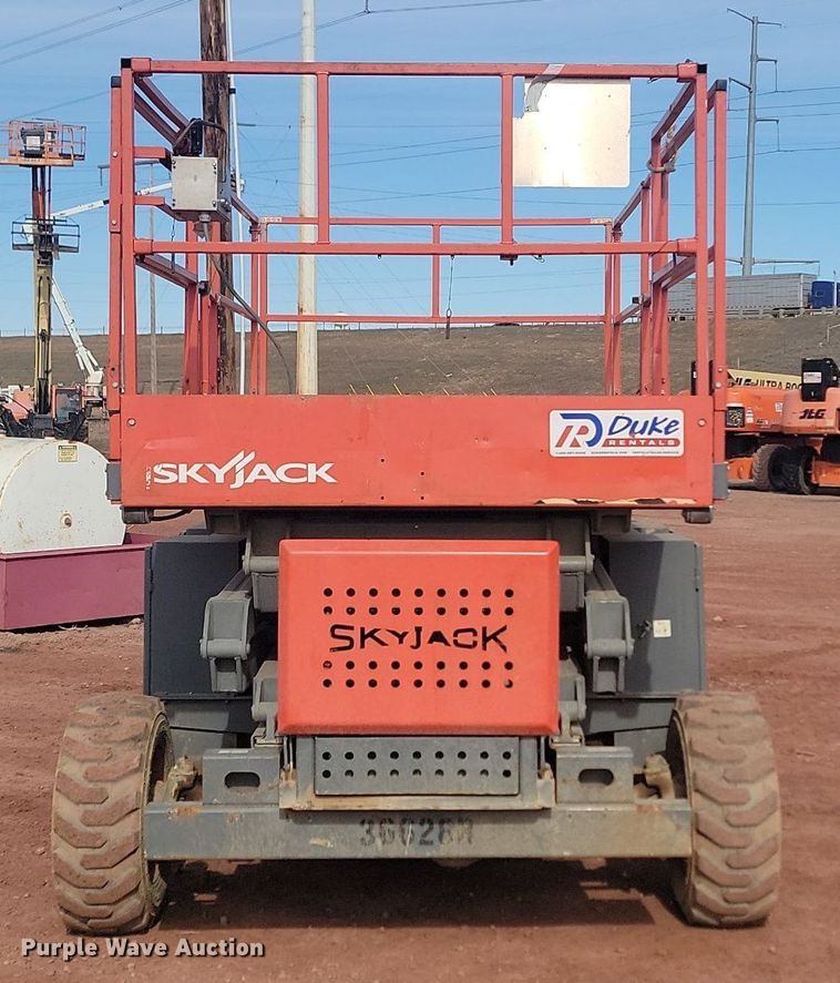 image for item LA9775 2002 Skyjack SJ-8831 scissor lift