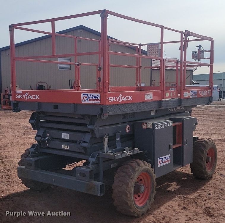 image for item LA9775 2002 Skyjack SJ-8831 scissor lift