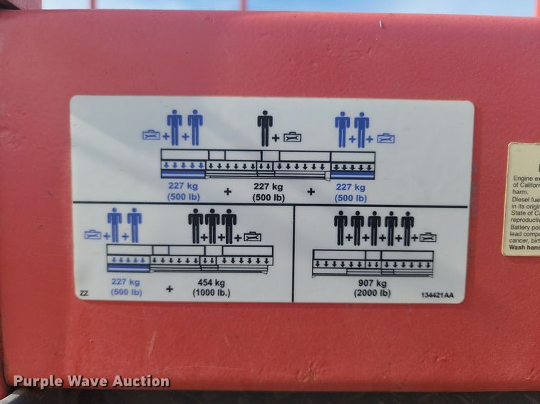 image for item LA9775 2002 Skyjack SJ-8831 scissor lift