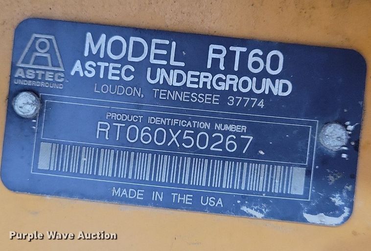 image for item LC9868 Astec RT60 trencher