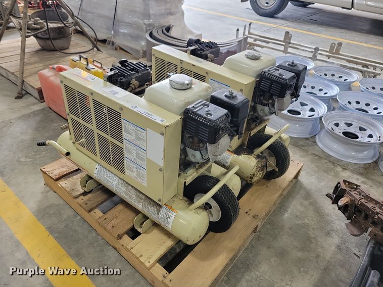 image for item LC9869 (2) Ingersoll Rand air compressors