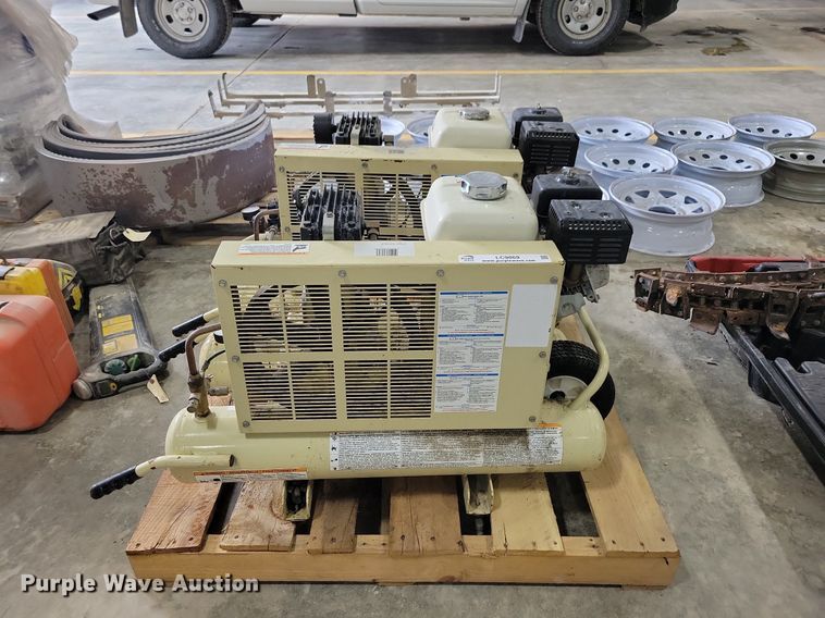 image for item LC9869 (2) Ingersoll Rand air compressors