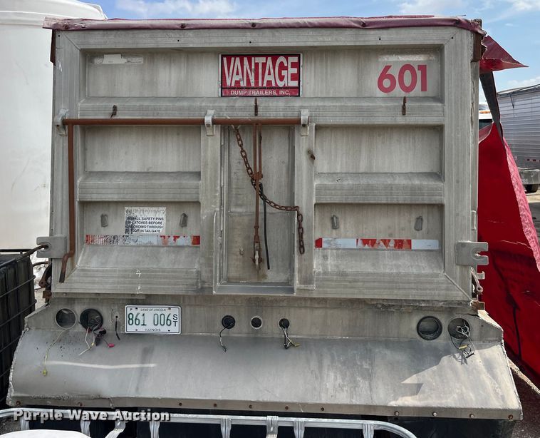 image for item LD9312 2001 Vantage T-91-SS end dump trailer