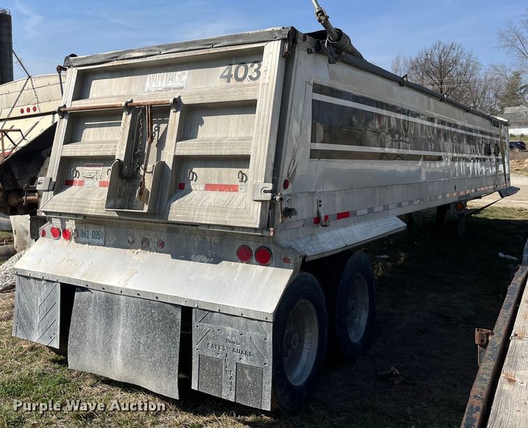 image for item LD9319 2003 Vantage T-91-SS end dump trailer