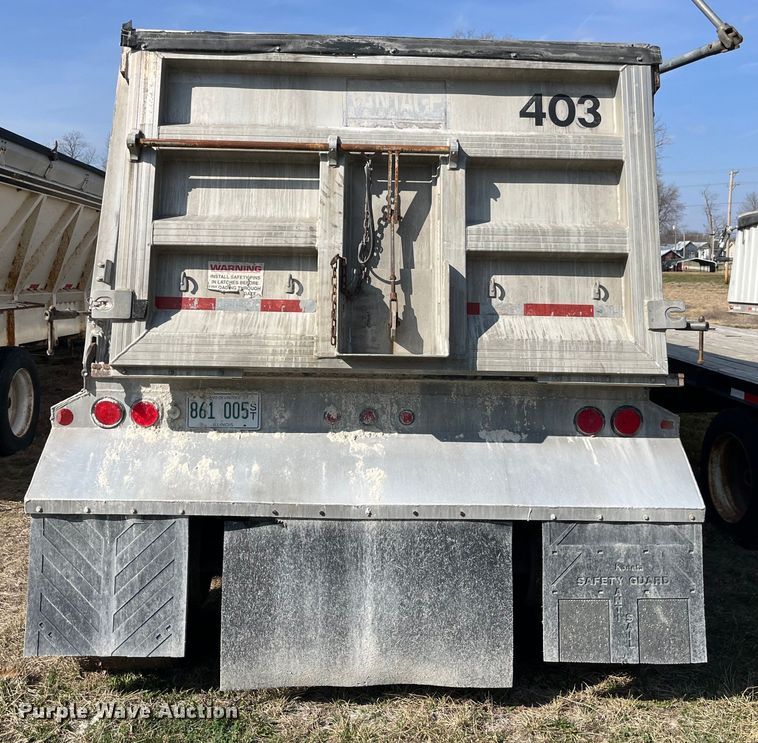 image for item LD9319 2003 Vantage T-91-SS end dump trailer