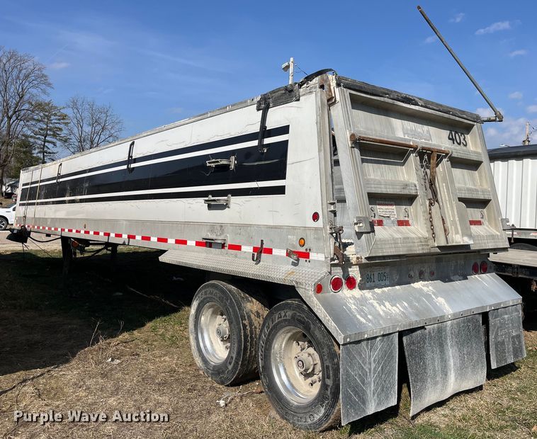 image for item LD9319 2003 Vantage T-91-SS end dump trailer