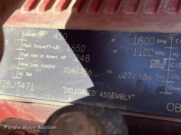 image for item LD9974 2013 Kenworth T800 grapple crane truck