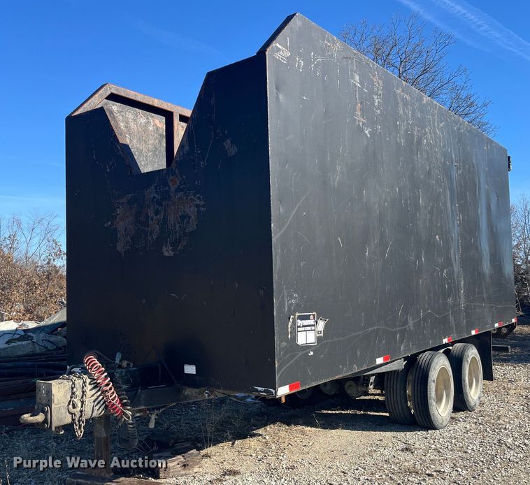 image for item LD9975 2009 Shop built debris trailer