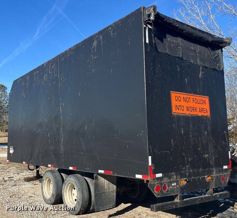 image for item LD9975 2009 Shop built debris trailer