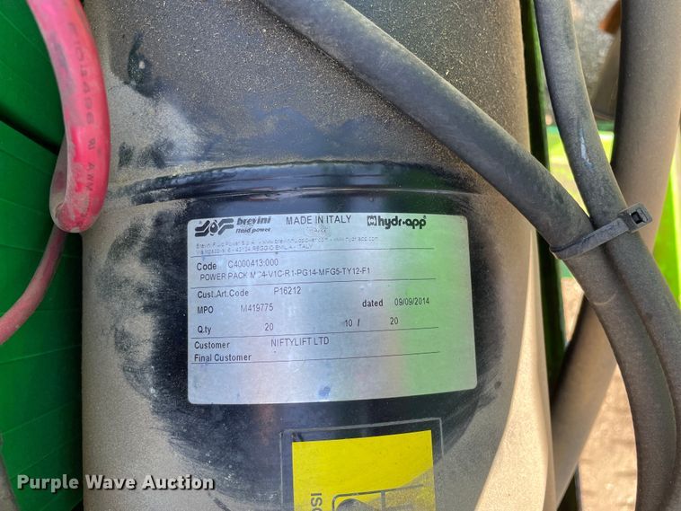 image for item LW9014 2014 Nifty Lift  TM34TGE boom lift