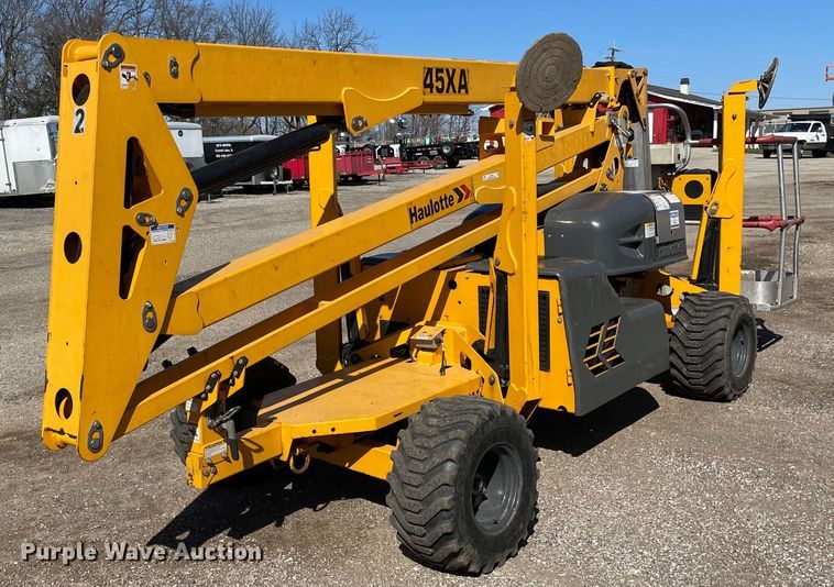 image for item LW9015 2017 Haulotte 45XA boom lift
