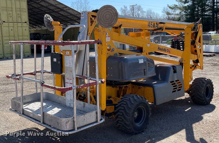 image for item LW9015 2017 Haulotte 45XA boom lift