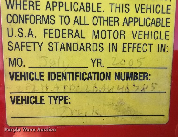 image for item MA9281 2006 Sterling  L7500 dump truck