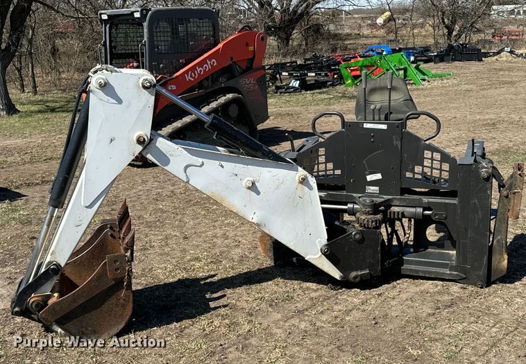 image for item ND9004 Ingersoll Rand 709 FDS skid steer backhoe