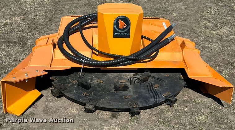 image for item ND9006 2023 Wolverine DM-13-72W skid steer disc mulcher 