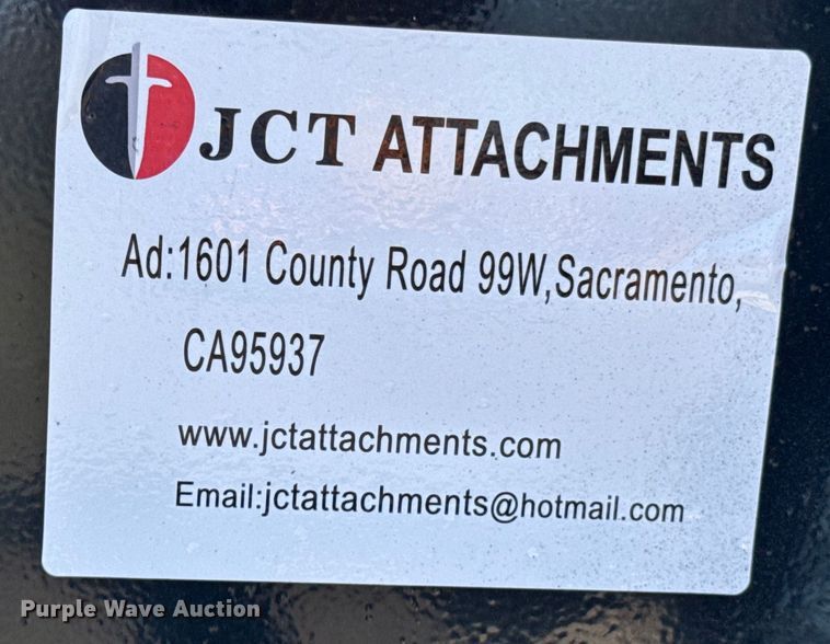 image for item ND9007 JCT skid steer grapple bucket