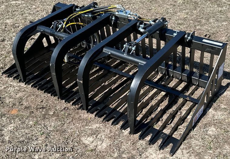 image for item ND9008 JCT  skid steer rock grapple bucket