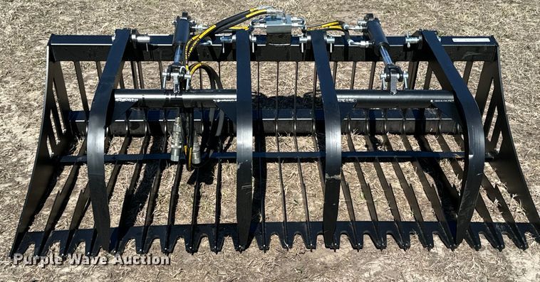 image for item ND9008 JCT  skid steer rock grapple bucket