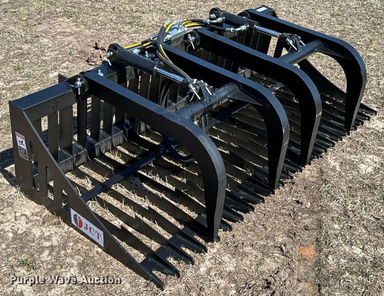 image for item ND9008 JCT  skid steer rock grapple bucket