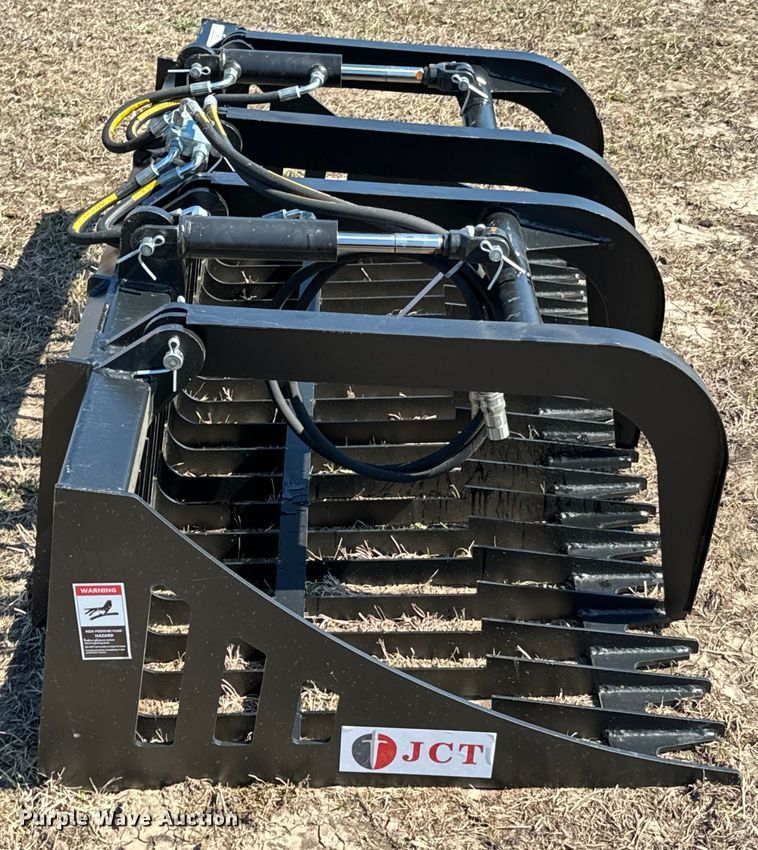 image for item ND9008 JCT  skid steer rock grapple bucket