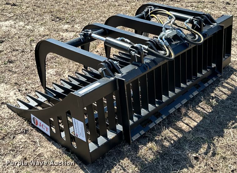 image for item ND9008 JCT  skid steer rock grapple bucket