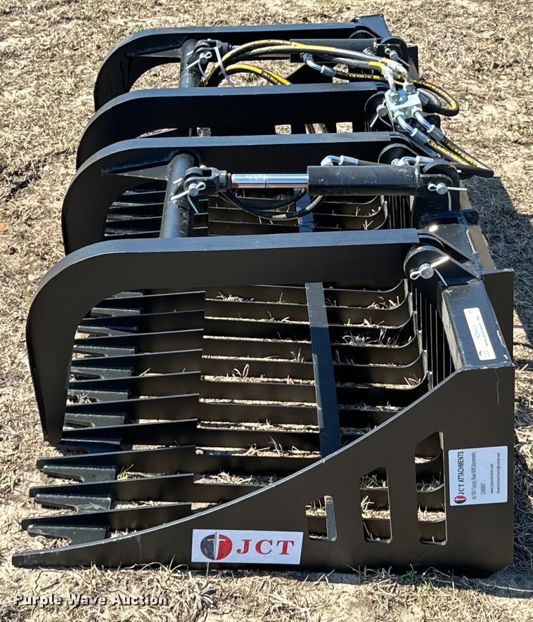 image for item ND9008 JCT  skid steer rock grapple bucket