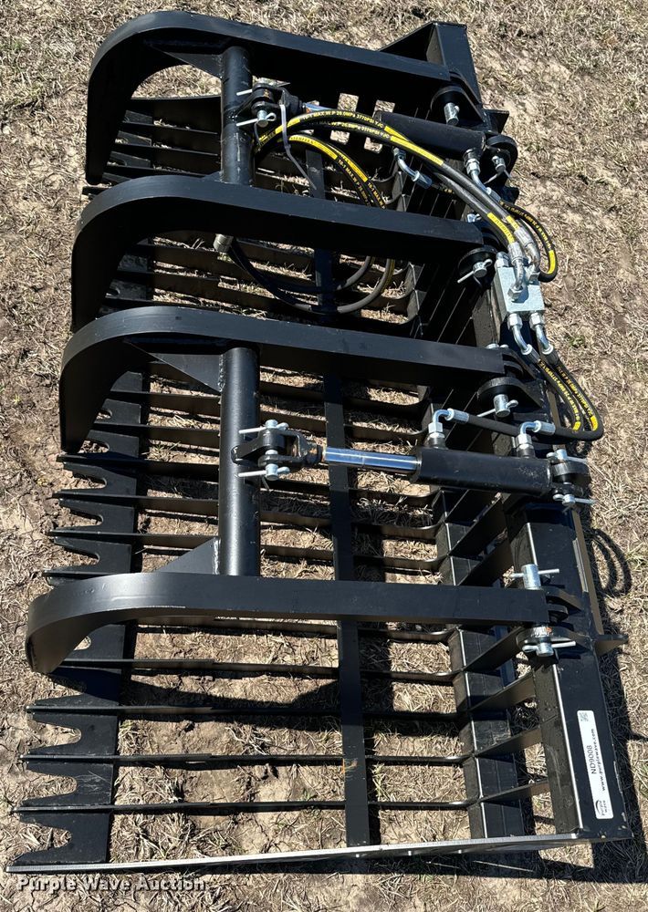 image for item ND9008 JCT  skid steer rock grapple bucket