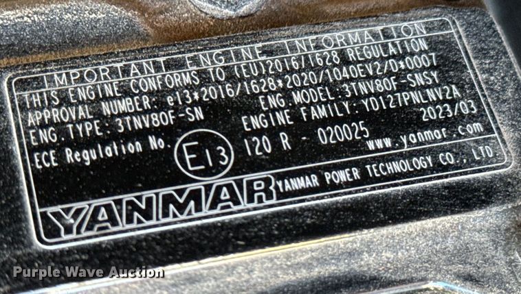 image for item ND9014 2023 AgroTK NT30 mini excavator