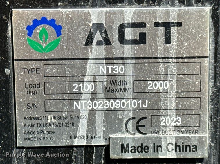 image for item ND9014 2023 AgroTK NT30 mini excavator