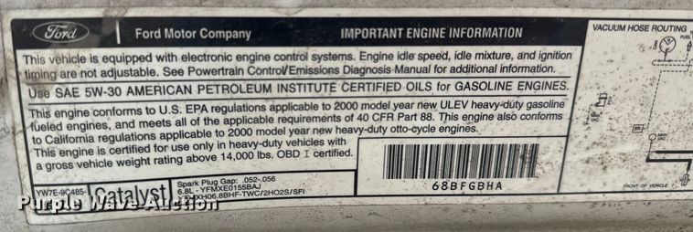 image for item NF9436 2000 Ford F550 Super Duty dump truck