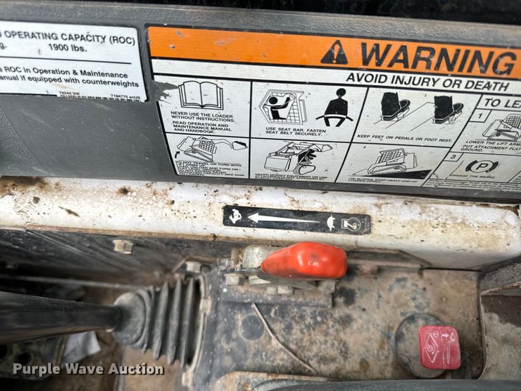 image for item NF9439 2009 Bobcat T190 tracked skid steer loader